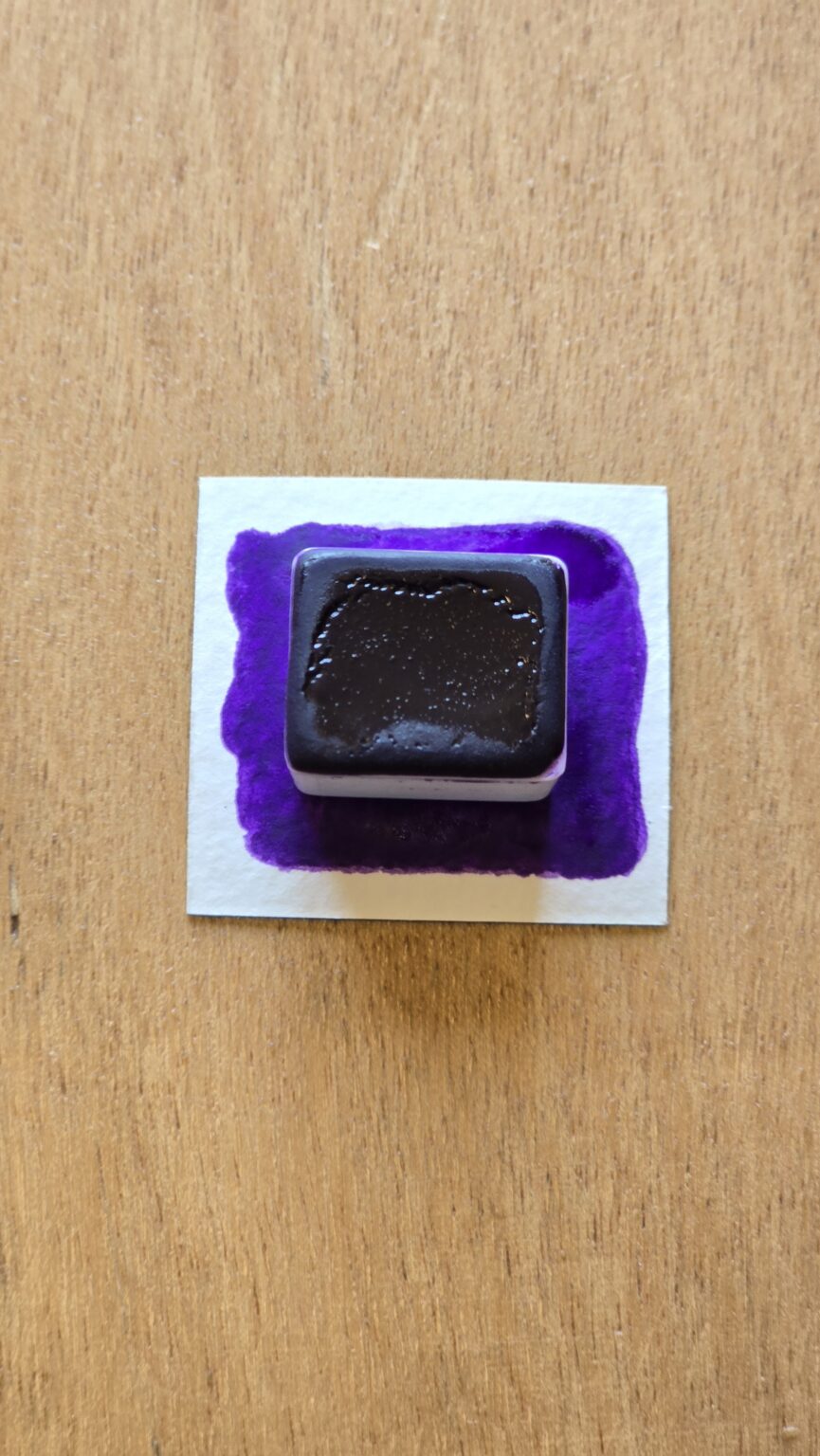 aquarelle haie de jacinthes