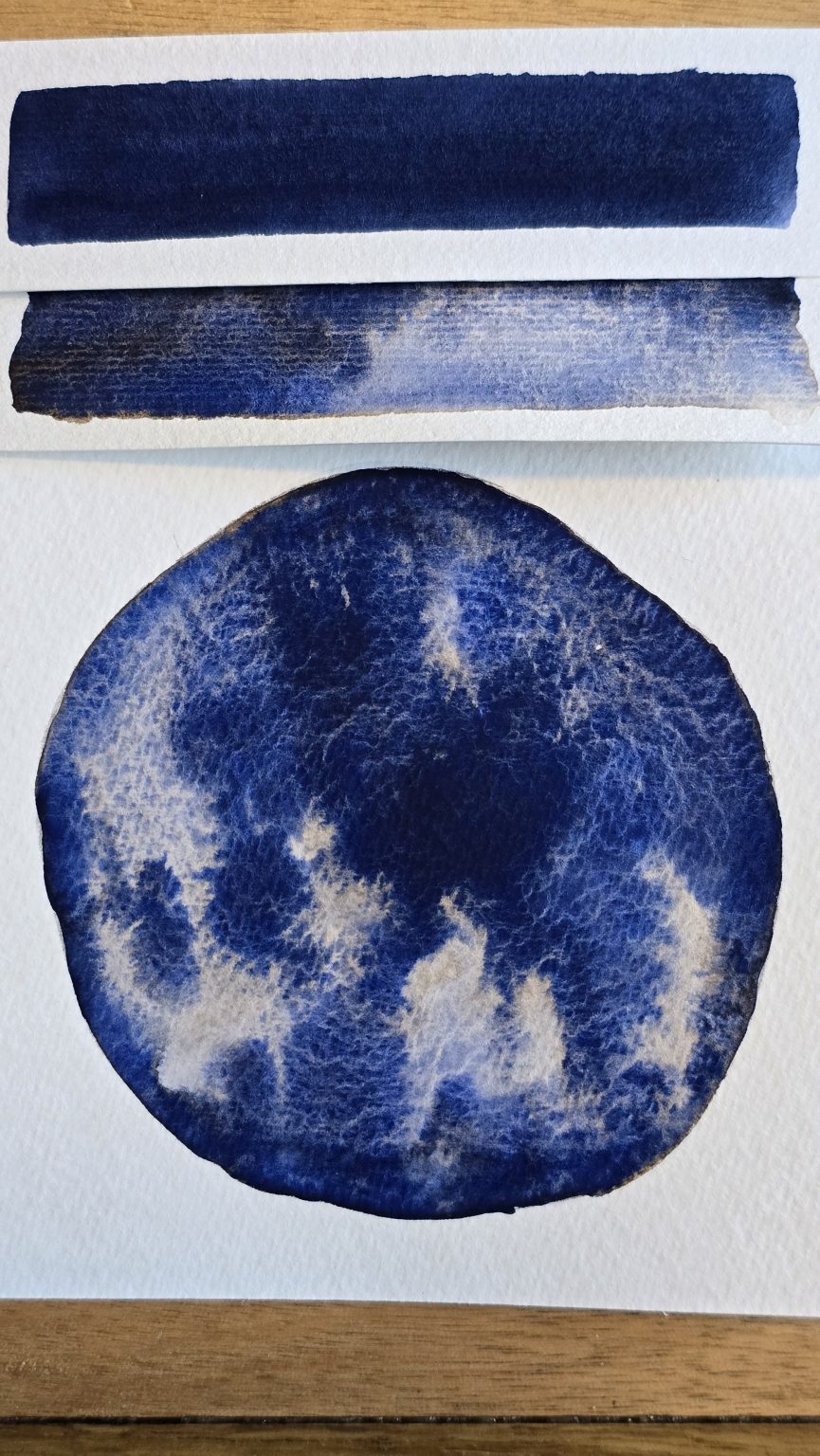 Aquarelle Bleu Marin