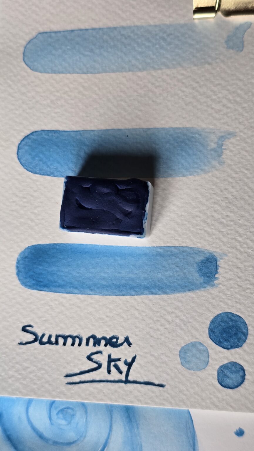 aquarelle summer sky