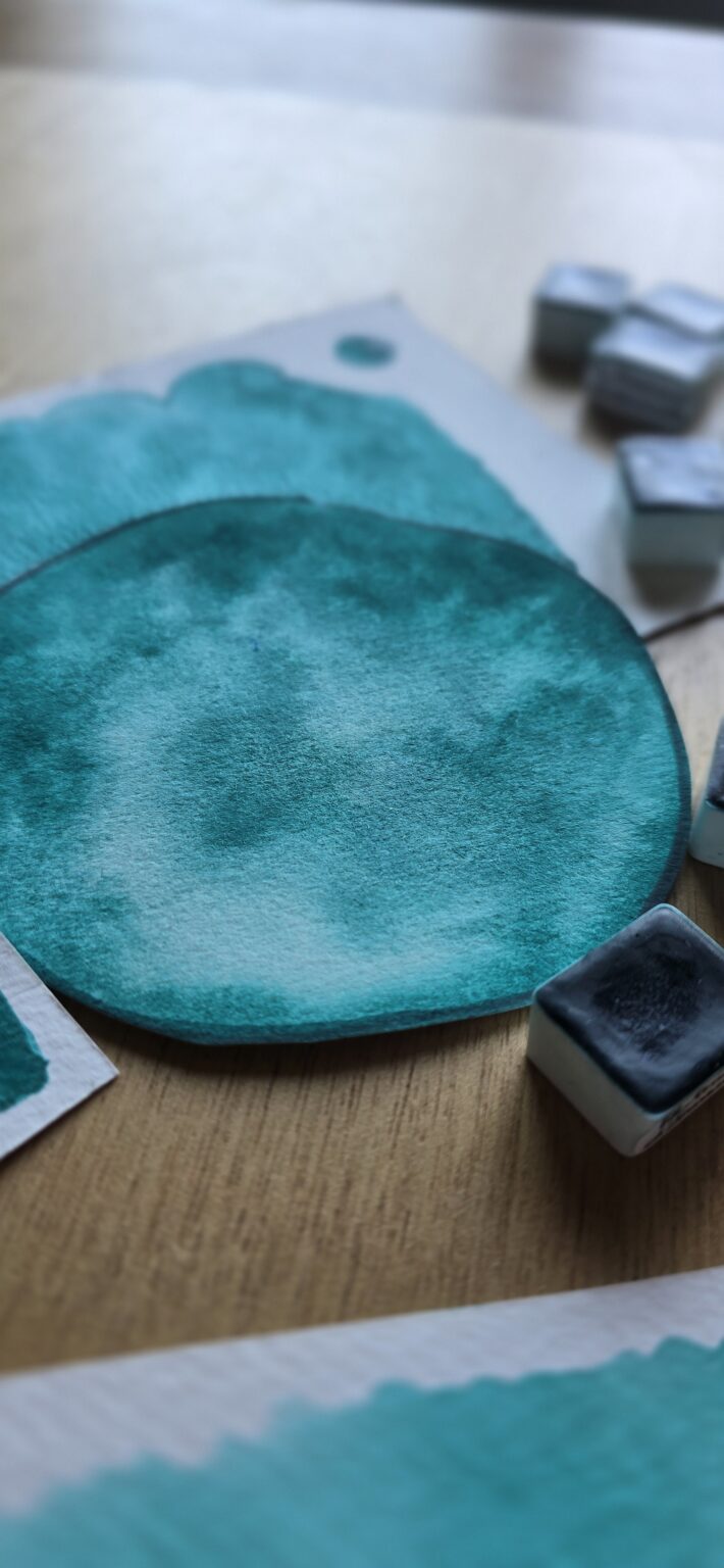 Aquarelle Palmeraie d'Emeraude