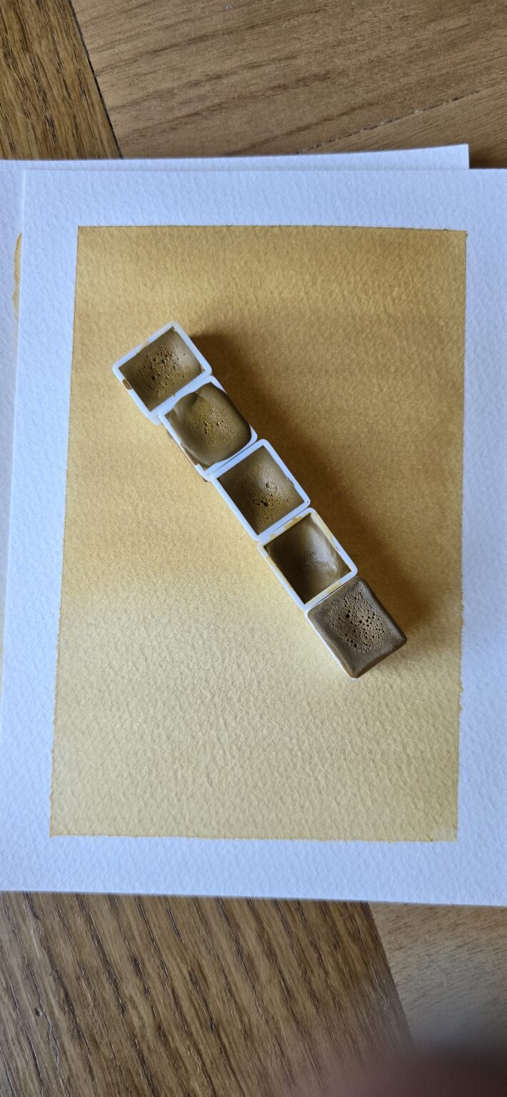 aquarelle sable du soleil