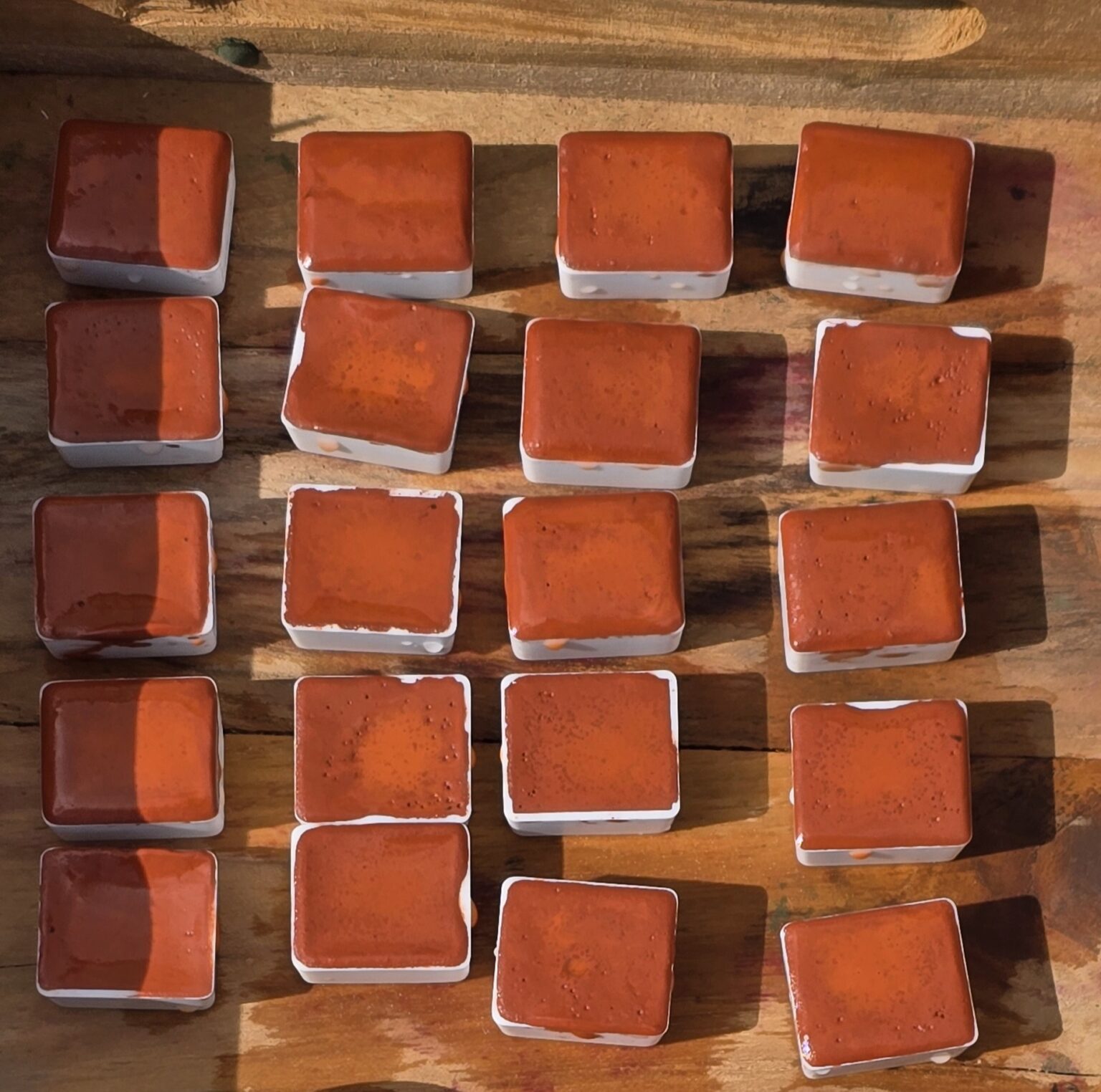 DEMI-GODETS ÉRABLE CUIVRÉ