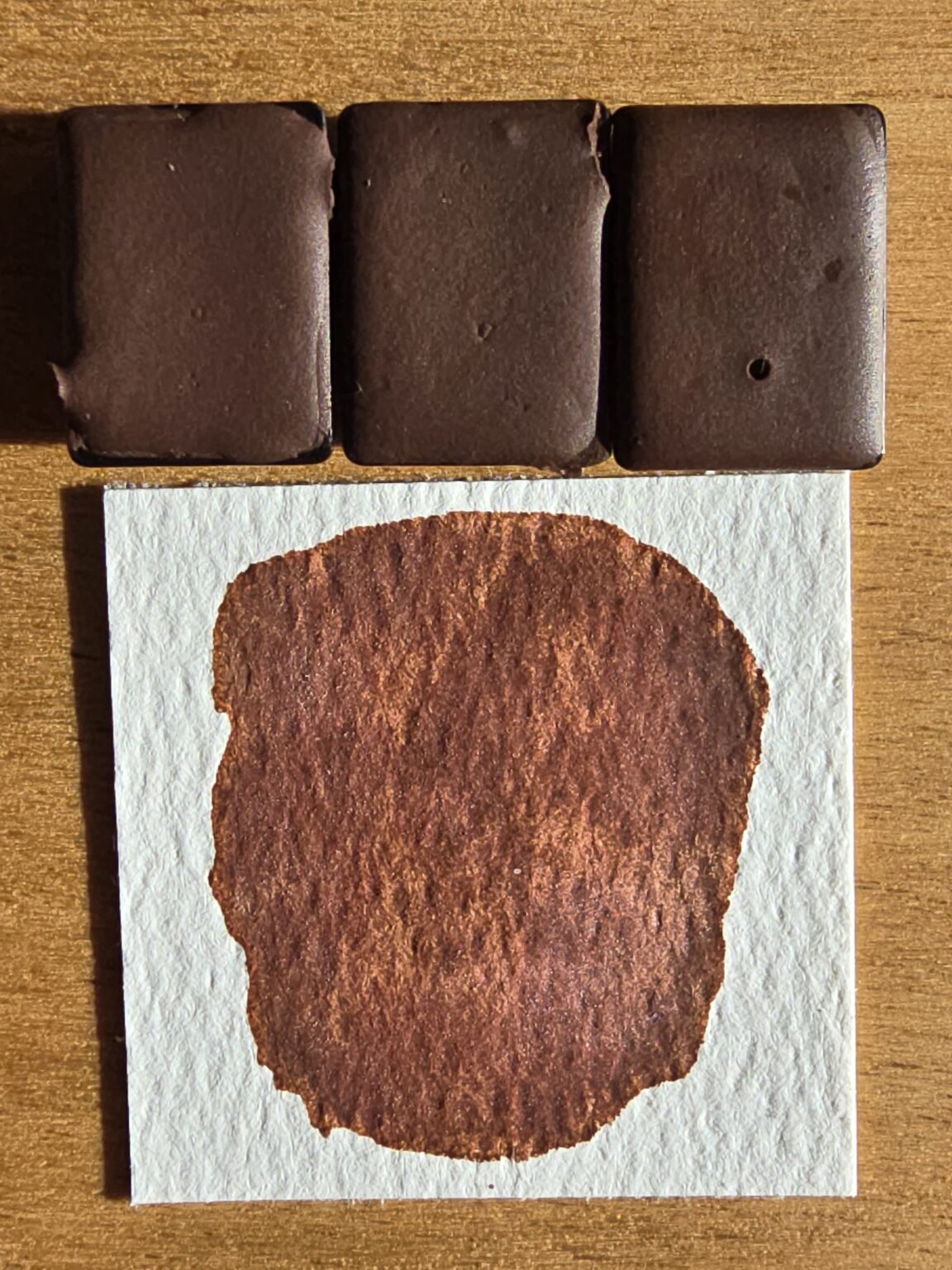 demi-godet aquarelle PRALINE AU LAIT