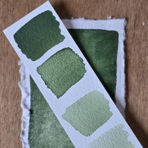 vert oxyde de chrome aquarelle PG17 pigment vert naturel aquarelle aquarelle vert paysage