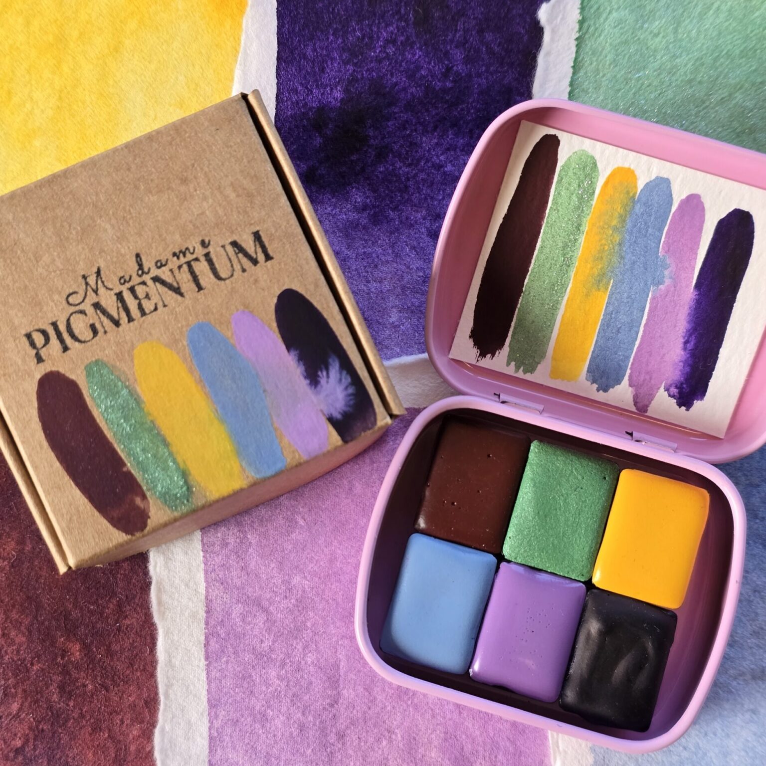 Palette panier fleuri