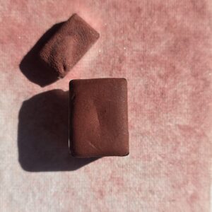 Aquarelle artisanale - rose d'automne
