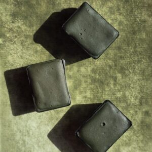 Aquarelle artisanale - vert fané