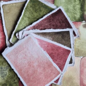 aquarelles artisanales - collection cyclamen