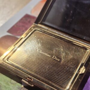 Ancien poudrier Christian Dior — 10 quarts de godets